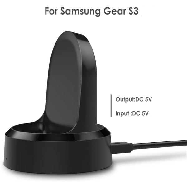 Trådlös laddare för Samsung Gear S3, Frontier och Classic