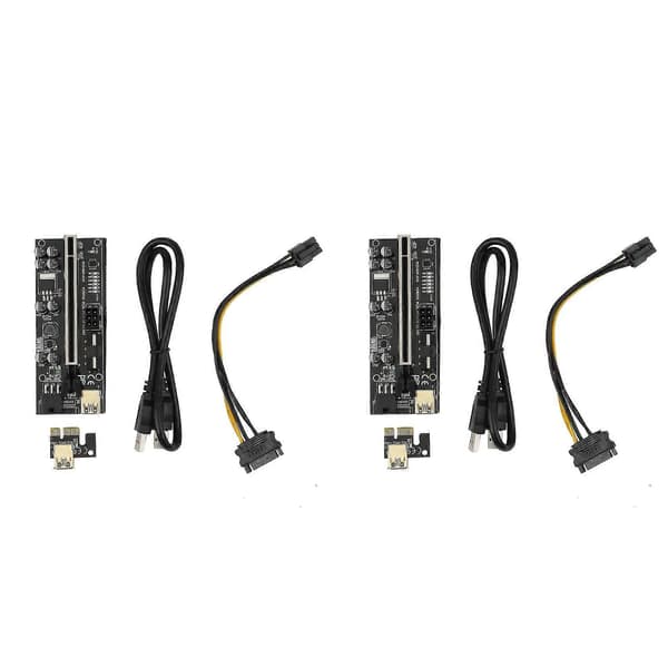 Ver010s Usb3.0 Pci-e Riser Ver010 Plus Express 1x 4x 8x 16x Extender Pcie Riser -sovitinkortti Sata 6