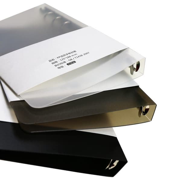 3-pak A5 Ringbind Omslag 6 Ring PVC Bind Omslag Genopfyldelig Notesbog Bind Etui (Uden Indvendigt Papir A5)