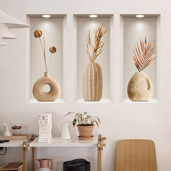 Vægklistermærker 3D kunst