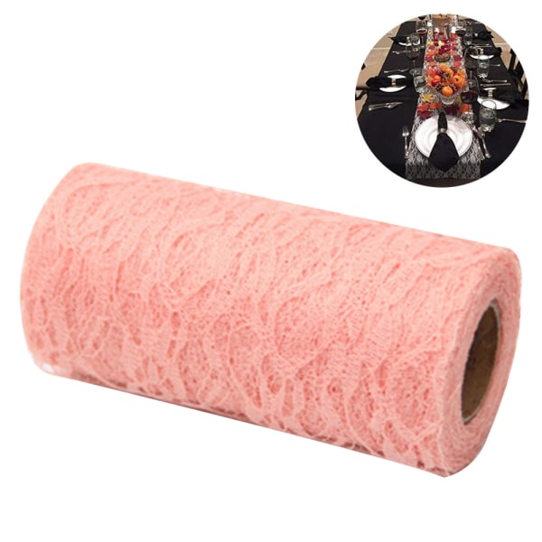 30 cm x 10 meter vintage bandnät tyllrullar för bröllop