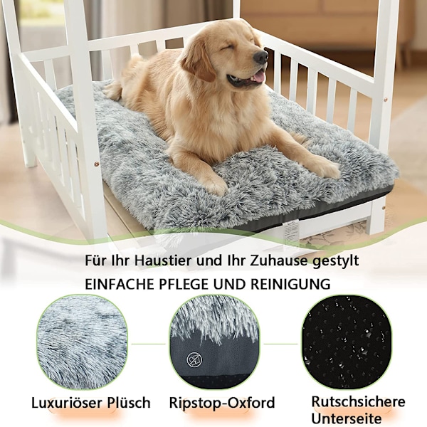 Koirakennelli, lemmikkien kennel, kissa, pieni, keskikokoinen ja suuri koira, pitkäkarvainen koiranpeti, syksy ja talvi lämpö