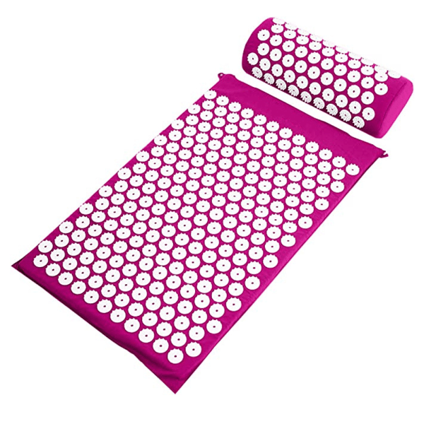 Acupressure Mat and Pillow Set for Back/Neck Pain Relief and Mus