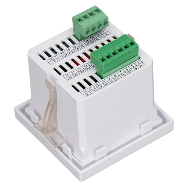 Digital 3-Fase Energimåler Tester Elforbrugsovervågning Intelligent LCD AC220V 5A Amperemeter