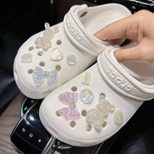 10 st Tecknade Symfoni Avancerade Skotillbehör för Croc Charms