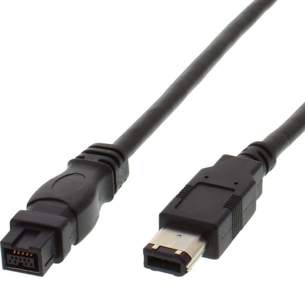 IEEE 1394B Firewire 800 til 400 9-pins til 6-pins kabel 1,8 meter