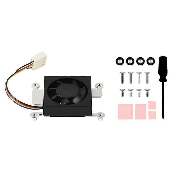 Cm4 Dedikert 3007 Kjølevifte For Compute Module 4 Cm4 Kjølevifte Med Metallbrakett Termisk Pad