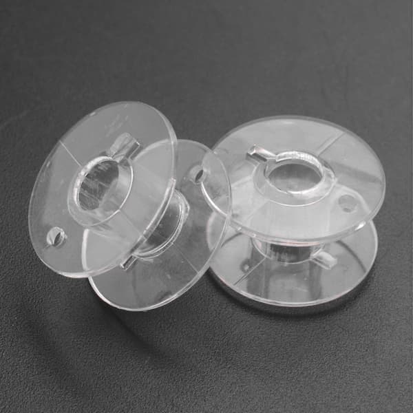 25 Klare Plast Spoler til Symaskin Passer Singer Brother