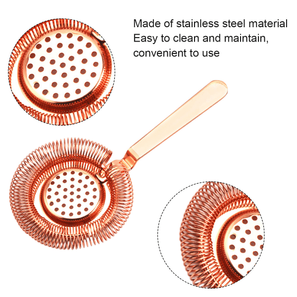 Cocktail-siivilä, Ruostumattomasta Teräksestä Valmistettu Baari-siivilä, Pitkä Kahva