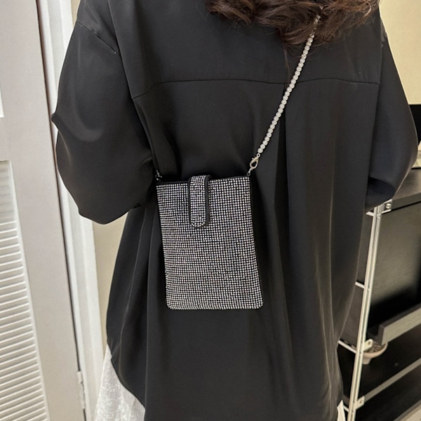 Aftentaske Kvinders håndtaske Metalnet lille crossbody taske