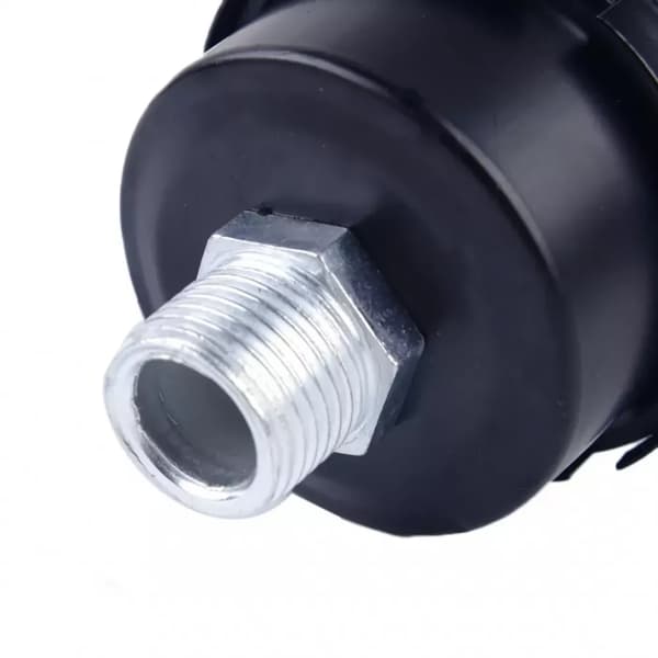 Ilmakompressorin suodatinsetti 2 kpl, 16 mm, metalli, musta
