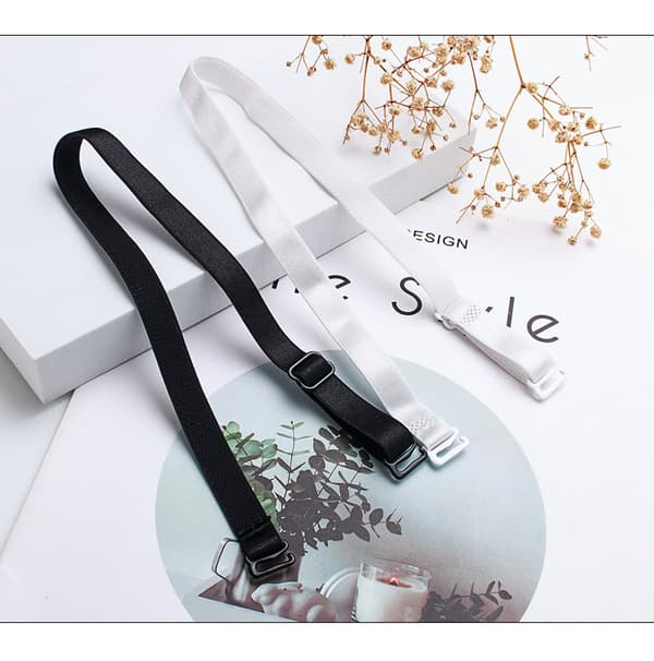 svart 12 mm (3-pack) Lingerietillbehör Axelrem Justerbar