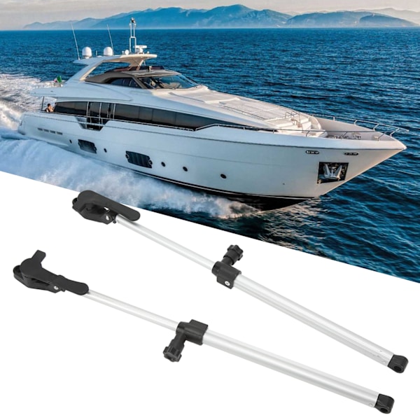 2 st RV Fönsterstödstång 310‑435mm Teleskopisk Aluminiumlegering för Husbil Husvagn