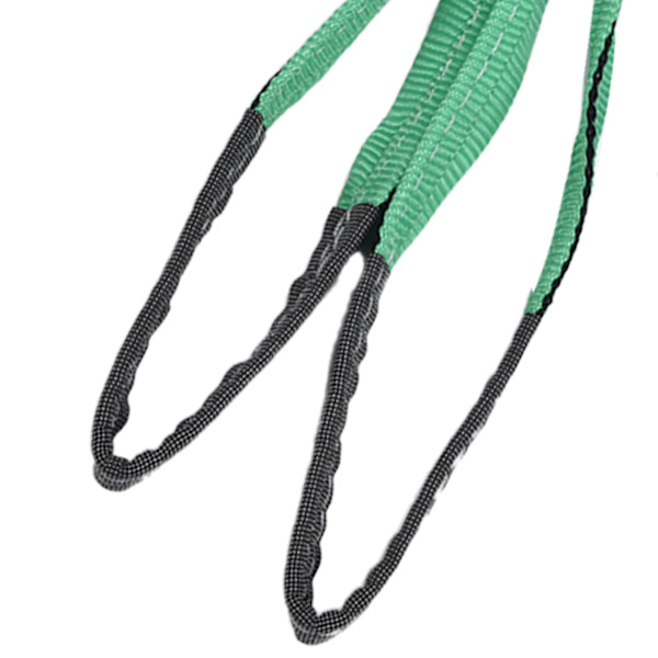 Lyftband, tunga lyftband, 2T lastkapacitet, hög hållfasthet, polyester, färgglada plana band (2 meter (6,56 fot))