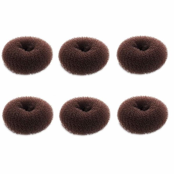 Ekstra liten hårbollemaker for barn, 6 stk Chignon hår-donut