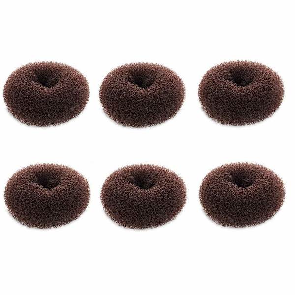 Erittäin pieni hiusdonitsilasten hiusnuttuja varten, 6 kpl Chignon-hiusdonitsia