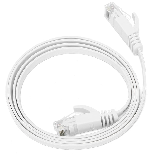 Ethernet-kabel CAT6 Gigabit 8-kjerne tvinnet par nettverksjumper Flat kobbertråd Forbruksvarer 1 meter