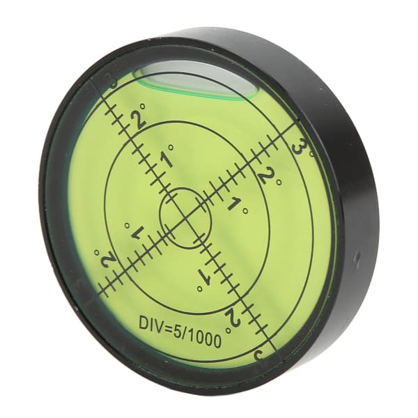 60x12mm Högprecisionsvattenpass Stöttålig Hållbar Metall Cirkulär Libell