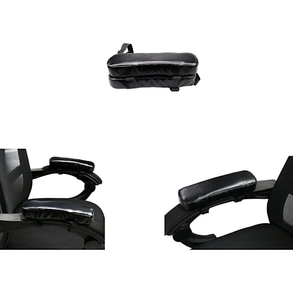Halvuniversell Passform Armstödsskydd, Memory Foam-kuddar för Bekvämt Armbågsstöd, Armskydd för Kontorsstol, Ergonomiskt Designade för