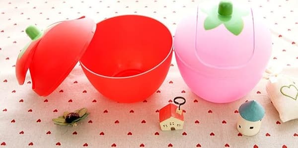 1 st Papperskorg Mini Papperskorg Trendig Bordsmodell Med Cylindrisk