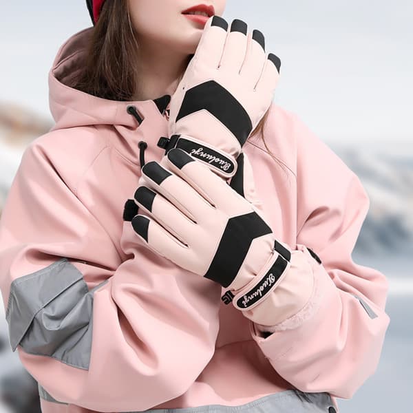 Vandtætte Åndbare Snowboardhandsker, Isolerede Varme Vinter Snehandsker, Passer til både Mænd og Kvinder