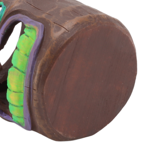 Grimace Ashtray Resin Tree Face Koristeellinen Fluoresoiva Meikkisiveltimen Kynäkuppi Kotityöpöydälle