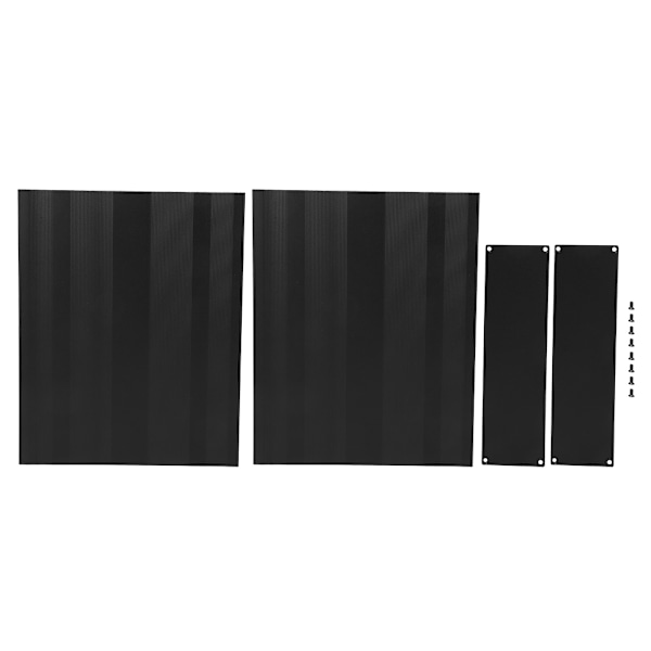 Aluminiumprojektbox Matt Svart Kapsling DIY Elektronisk Produktfodral 50x178x220mm
