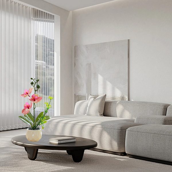 Falsk blomst dobbelt gaffel simulering plettet mønster phalaenopsis
