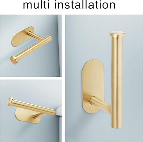 Toiletpapirholder, vægmonteret toiletpapirholder, 304 rustfrit stål