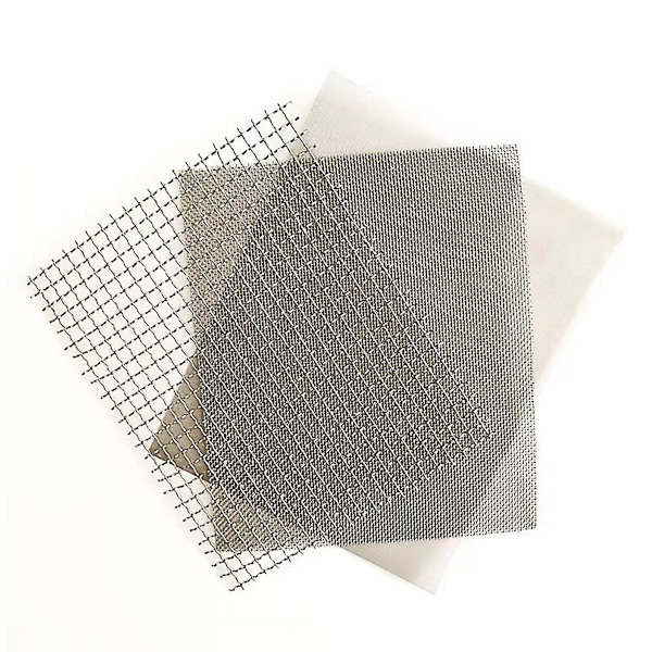 3 rostfria metalltrådsnätblad - 30,21 cm