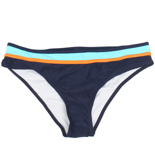 Dam Bröst Samla Kontrastfärg Sexig Bikini Vadderad Delad Baddräkt Badkläder (L)