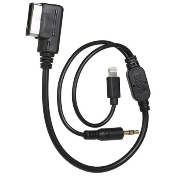 3.5mm AUX Interface Adapter med Fit-Line til Audi VW MDI AMI MMI iPad iPhone 5 6S