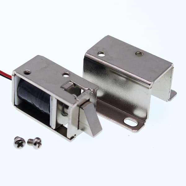 1 st Mini Låd-Dörr Tunga Ner Elektrisk Låsmekanism Solenoid