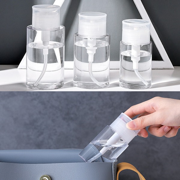 Professionell tryck ned vätskepumpning tom flaska dispenser 100ML