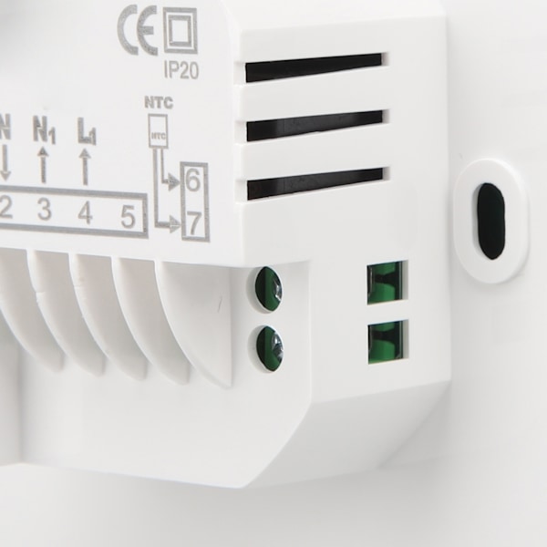 3500W Temperaturregulator med Maxtemperatur 5‑60℃, LCD-display, Fjärrkontroll via App, WiFi-typ för Tuya AC90V‑240V