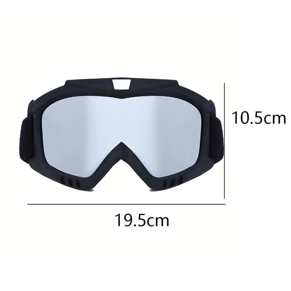 Motorcykelbriller snowboardbriller UV-beskyttelse mod blænding til mænd og kvinder