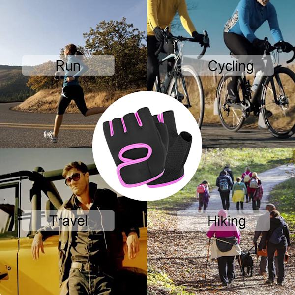 1 par fitnesshandskar herr- och damsportsutrustning