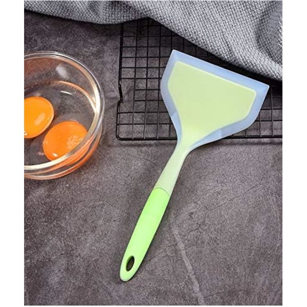 Fisksked för Matlagning, Silikon Pannkaksvändare Värme- och Köldtålig för Nonstick Kokkärl, Nonstick Stekspade för Kök (2 Stycken)
