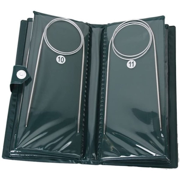 Stickor Set, Rostfria Verktyg För Mångsidigt Hantverk, Lättviktsdesign Främjar Längre Stickningssessioner, 11 Delar (1,5 mm - 5,0 mm)