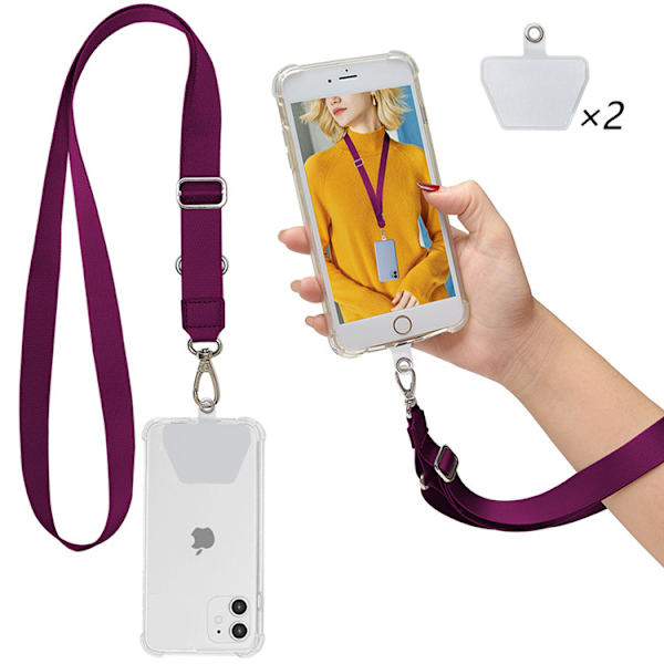 Telefonfodral Patch Neck Lanyard, Portabel, Förhindra förlust