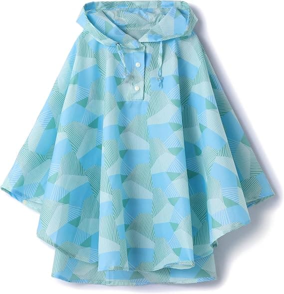 1 stk. Unisex Vanntett Jakke Poncho Barn Gutter og Jenter 3-5 År