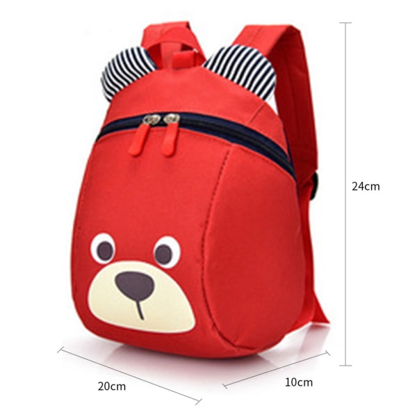 Ålder 1-2Y Söt björn liten ryggsäck för toddler med koppel barn