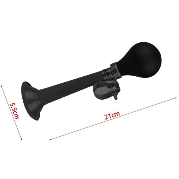 Bike Bell, Metal Classic Air Horns Bike Bugle Trumpet for Black