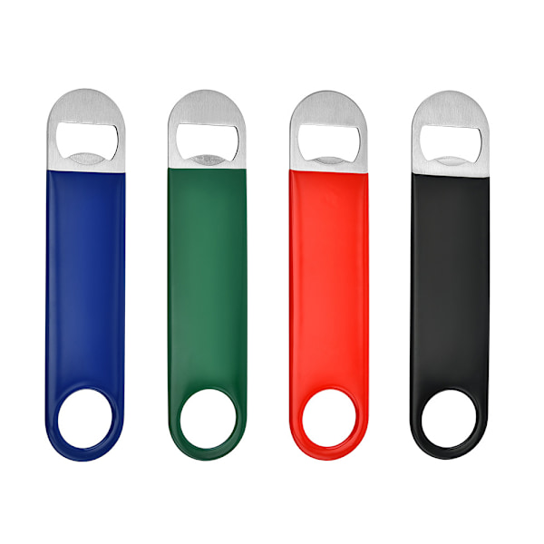 Sorterade Färger Rostfritt Stål Platt Kapsylöppnare, Kraftig för Enkelt Grepp, Kompakt Hållbar Design, Slät Yta Handtag Säkerställer Komfort, Idealisk