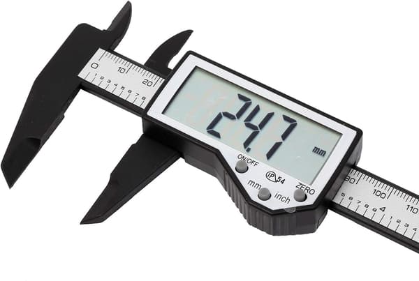 Digital Vernier Skjutmått, 150mm Kolfiber IP54 Stänksäker Stor