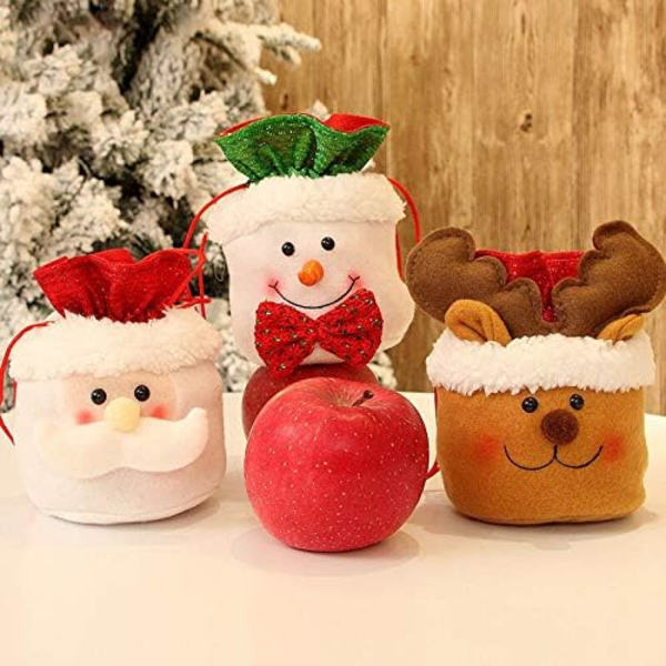 6 stk. Jule slikpose Æblepose $6 stk. Julepynt Gavepose $6 stk. Super sød Jule Æblepose Gavepose