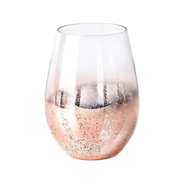Guld Glas Stjerne Kopsæt Hjemme Glas Gradient Farver Morgenmad Drik Mælkete Kopsæt
