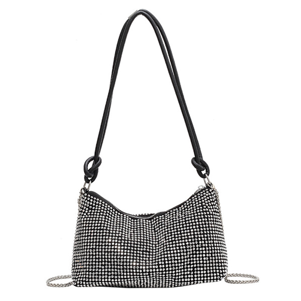 Rhinestone-handväskor Koppling för kvinnor - Chic kvällväskor, glänsande kors