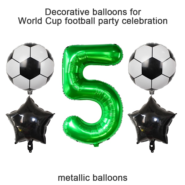 Gigant, Ballon Nummer, Balloner Til Fødselsdage, Fodbold Dekorationer