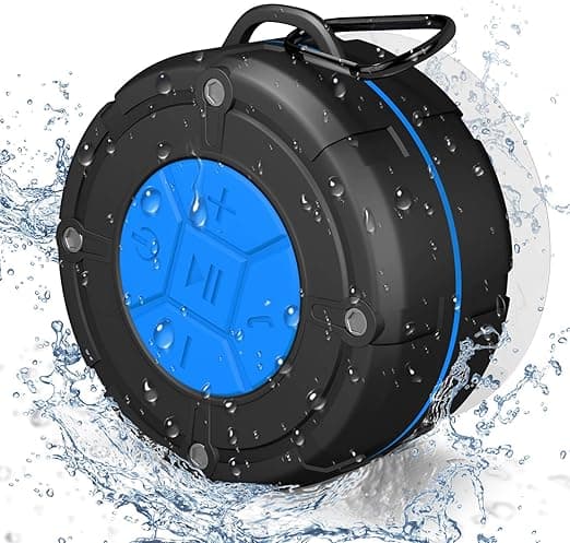 Hjemmehøjttaler Bluetooth brusebad Lyd Blå 80*87*53mm